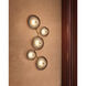 Birmingham LED 51.5 inch Vintage Polished Brass Flush Mount Ceiling Light